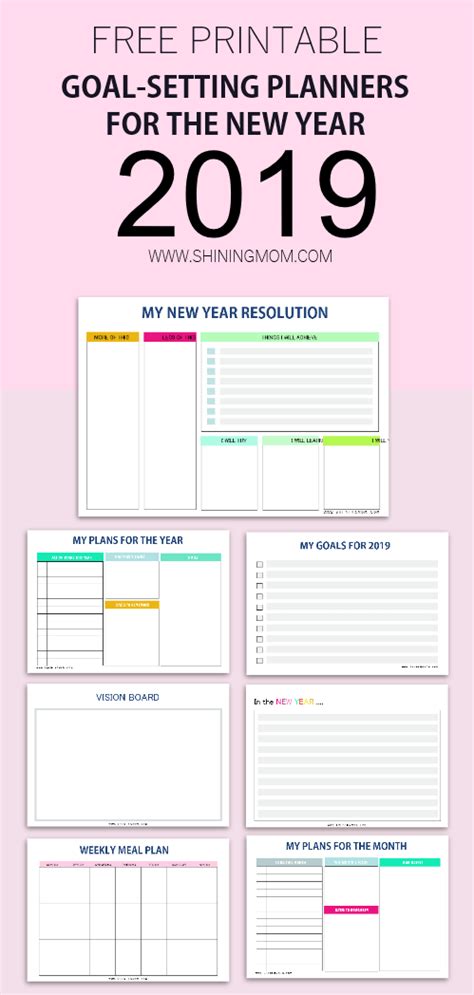 The planner is laid out in a standard format with two months per page and also includes the corresponding week number for every week. New Year Planner 2018: Plan Your Best Year Ever!