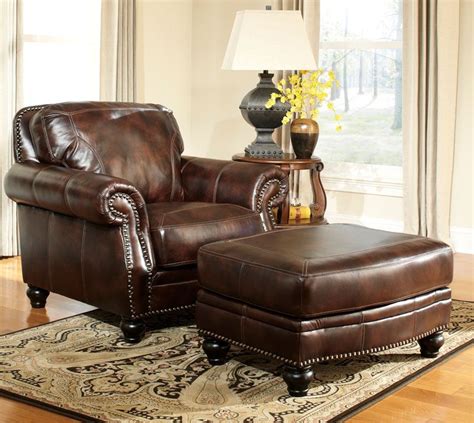You may be interested in a certain color of leather for your living room. Lancaster-Traditional Genuine Leather Sofa Couch ...