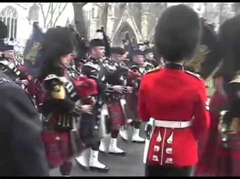 He loved you all, every one of you, most truly. Queen Mother Funeral Pipes Procession - YouTube