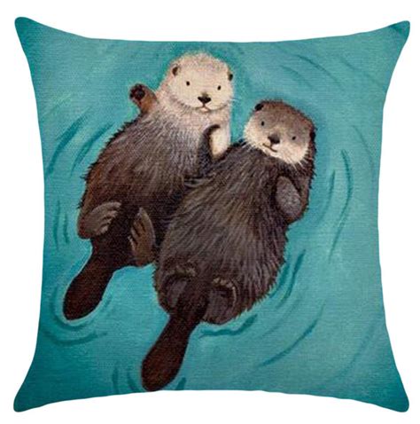 Sea Otter Cushion In Otter News