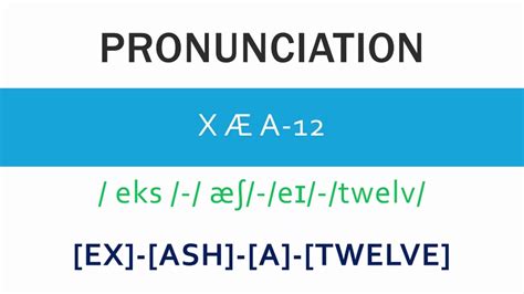 How To Pronounce X Æ A 12 X Ae A 12 Speak Right Youtube