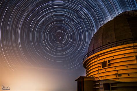 Star Trails ‎above Qattamyia Observatory Egypt Astronomy Magazine