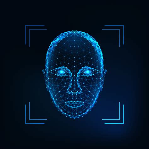 Biometric Person Identification Facial Recognition Concept Futuristic