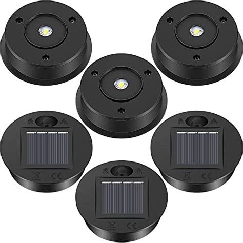 6 Pieces Solar Lights Replacement Top 7 Lumens Solar Lantern Parts Led