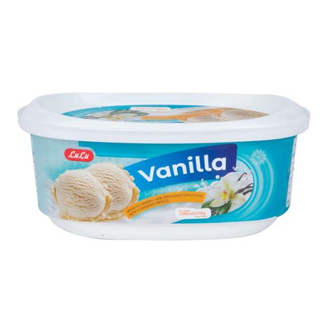Lulu Vanilla Ice Cream 1 Litre Online At Best Price Ice Cream Take