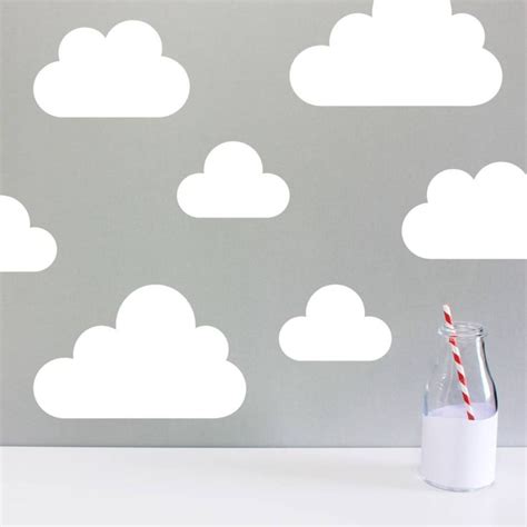 Cloud Wall Stickers By Little Chip Wall Stickers Childrens Wall