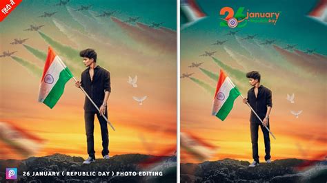 26 January Photo Editing 2023 Republic Day Photo Editing Picsart