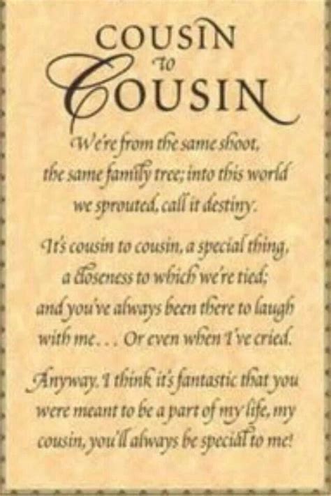 Cousin Birthday Quotes Best Cousin Quotes Happy Birthday Cousin