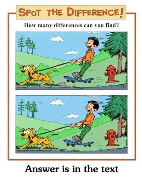 Printable Find The Differences