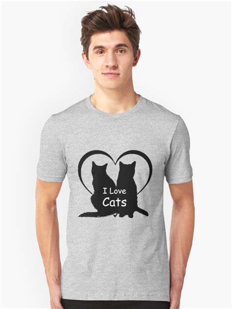 I Love Cats T Shirt By Gretzky Redbubble