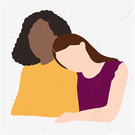 Lgbt Pride Clipart Transparent Background Lesbian Couple Vector Lgbt