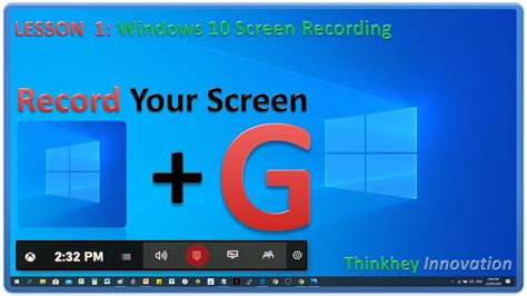 How To Record Computer Screen In Windows 10 Youtube