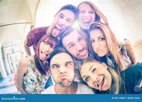 Best Friends Taking Selfie And Having Fun Together Stock Image Image Of Forever Girls 60115489