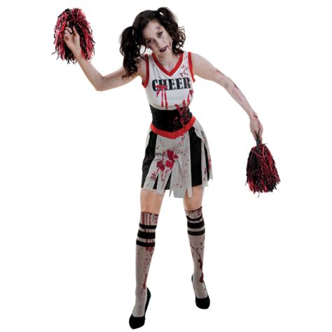 New Halloween Halloween Zombie Cheerleader Costume Size 14 16 Ebay