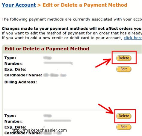 Click wallet at the top of the page.; How to Remove Credit Card Details From Your Amazon AWS ...