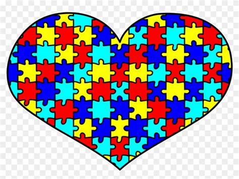 Autism Awareness Puzzle Heart Love Autistic Autism Awareness Heart