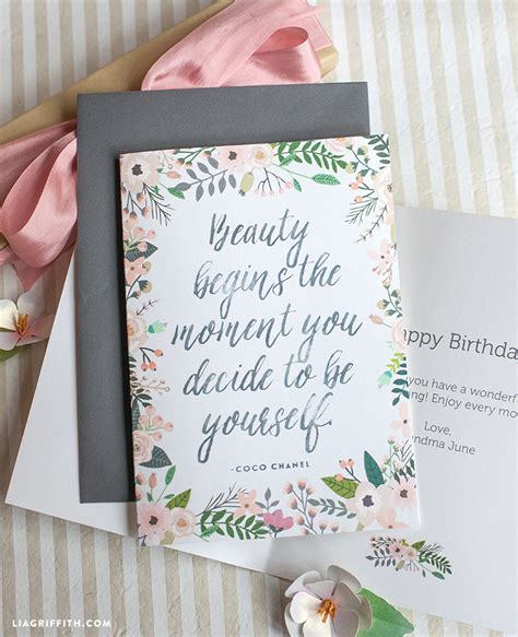 Clothing, home decor, gifts & more great products. Inspirational Quote Cards For Any Occasion - Lia Griffith