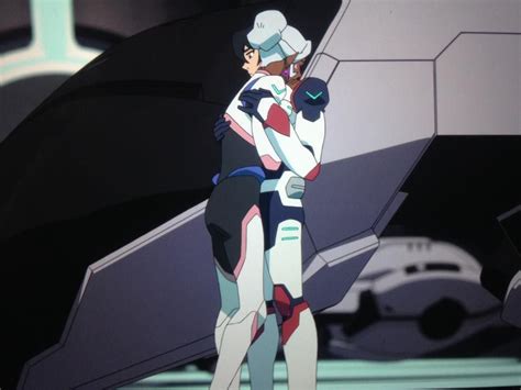 Keith And Princess Allura Hugging Each Other From Voltron