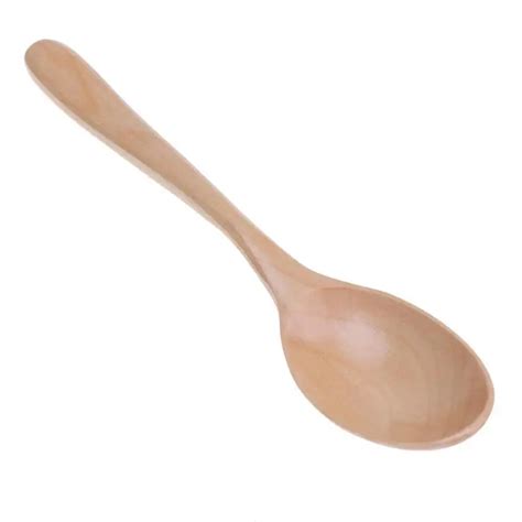 1pcs Natural Japanese Style Kitchen Cooking Wooden Wood Soup Spoon Healthy Wood Spoon Rice Spoon