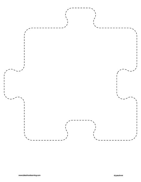 Printable Large Puzzle Pieces