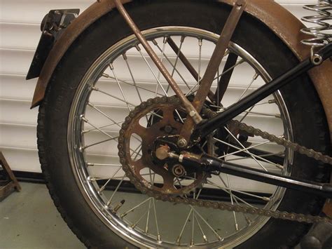 A chronological review of the history of triumph motorcycles. Vintage Triumph motorcycle 1930 model NSD 550cc