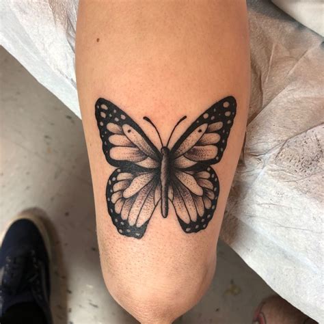 Awesome small butterfly tattoo on leg. #butterfly #tattoo #butterflytattoo in 2020 | Tattoos ...
