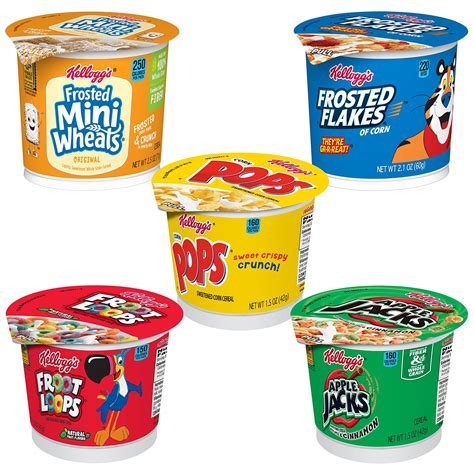 Buy Kelloggs Breakfast Cereal Variety Pack Kids Cereal Assortment
