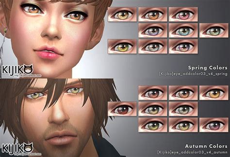 Sims 4 Eye Color Replacement Kiwilana
