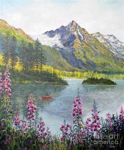 Alaska Painting By Lou Ann Bagnall Pixels
