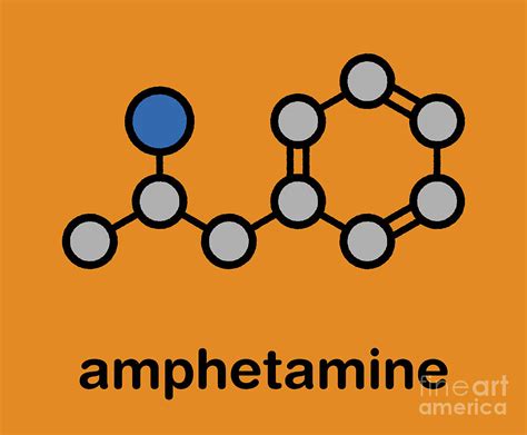 Amphetamine Stimulant Drug Molecule Photograph By Molekuulscience