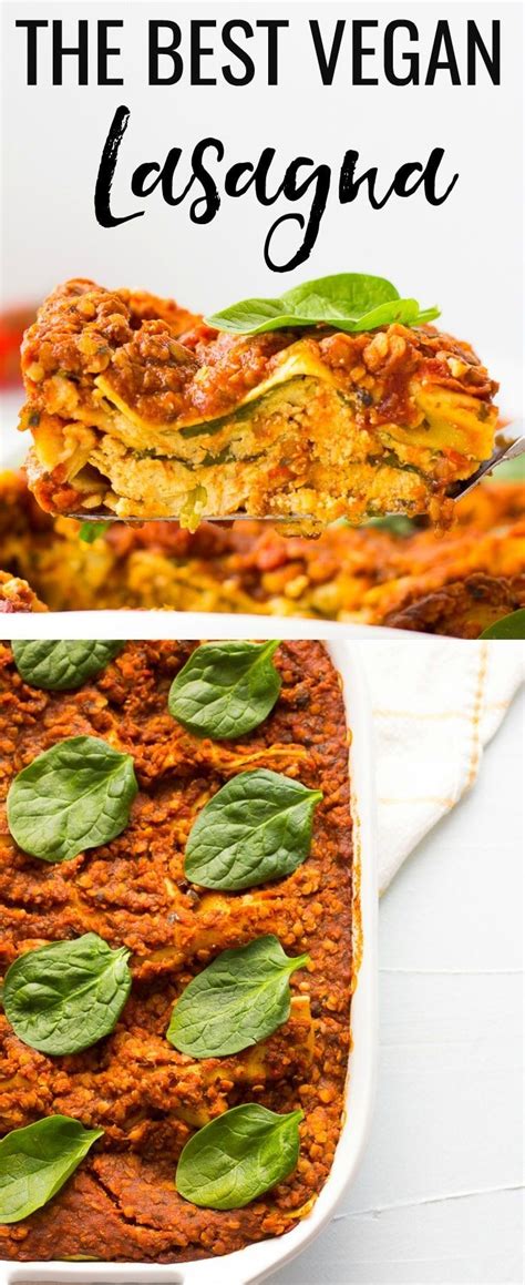 The Best Vegan Lasagna With A Tofu Cashew Ricotta Lots Of Fresh