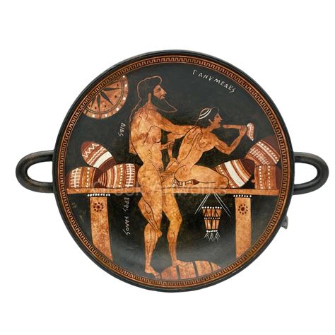 God Zeus Ganymedes Homosexual Love Gay Sex Ancient Greece Vase Kylix