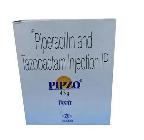 Pipzo Piperacillin Tazobactam 45g Injection Prescription Treatment