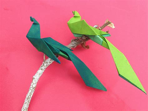 Bird Origami Paper Bird Of Paradise Paper Birds Origami Crafts