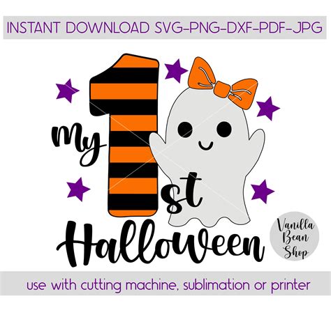 My First Halloween Svg My First Halloween Png First Etsy Uk