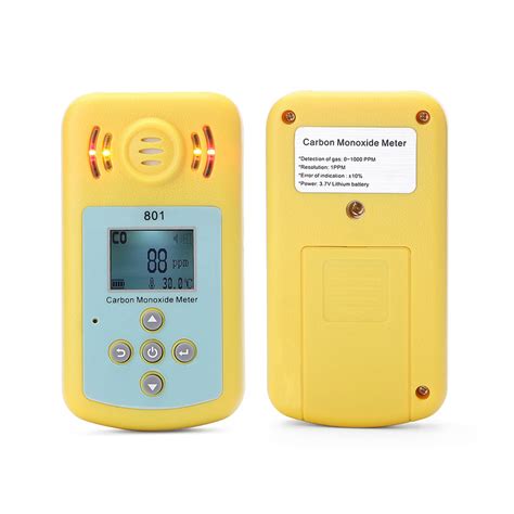 Mini Carbon Monoxide Gas Meter Portable Co Detector Lcd Display And