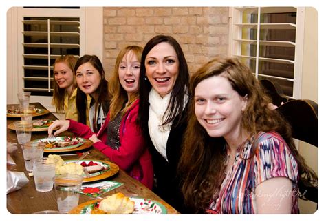 A girls night dinner party. Frolicking Night Owl: Young Women Christmas Extravaganza