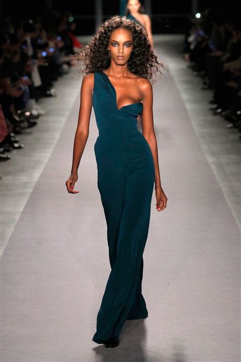 Every Beautiful Black Model On The Runway At New York Fashion Week Strapless Dress Formal