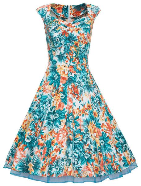 Floral Vintage Dress Lily And Co