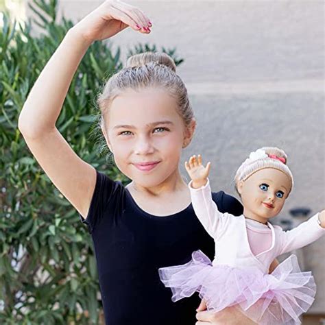 Playtime By Eimmie 18 Inch Ballerina Doll Girl Dolls With Blonde Hair And Blue Eyes Set With