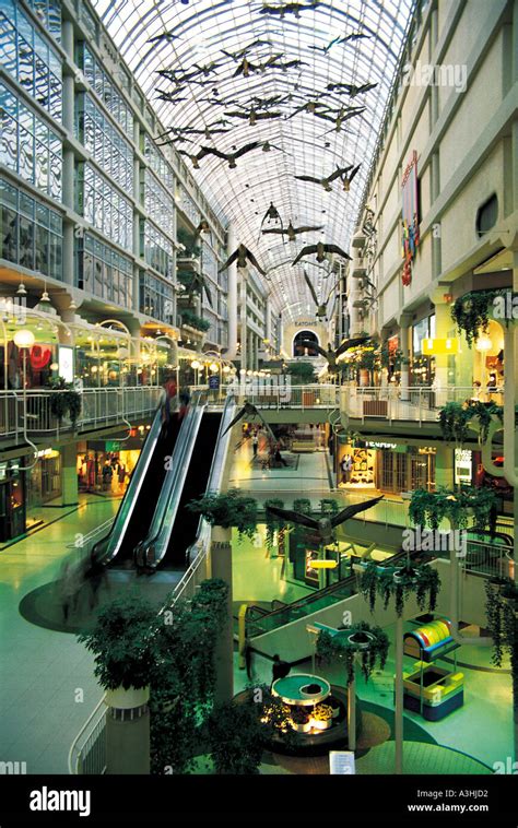 Toronto Eaton Centre Shopping Mall High Resolution Stock Photography