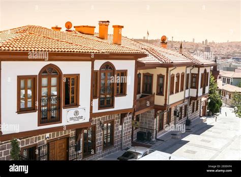 Traditional Turkish Houses In Ankara Turkey Stock Photo Alamy