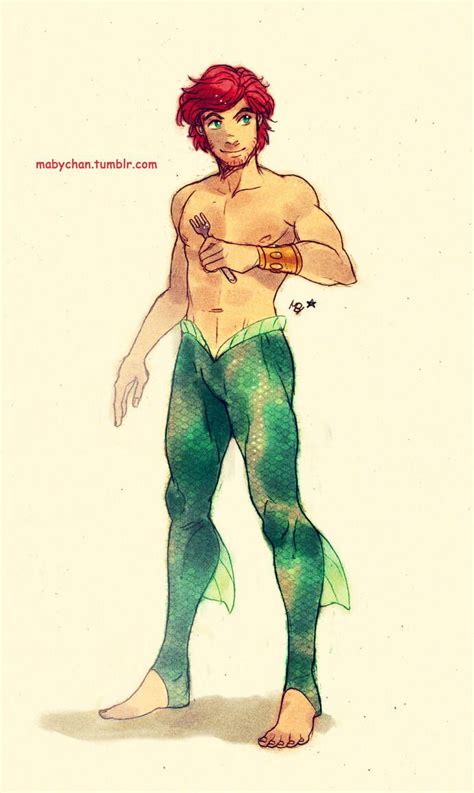 Male Ariel By Mabymin Gender Bent Disney Disney Gender Bender Disney Art