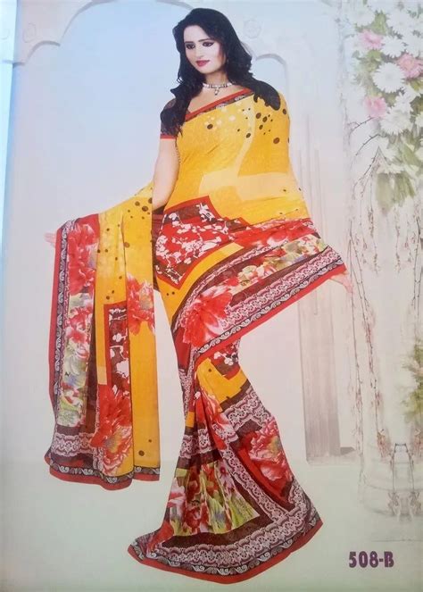 Printed Saree At Best Price In Surat By Maa Bhawani Textiles Id 8846842488
