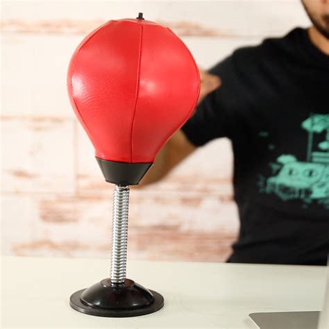 Stress Reliever Desktop Boxing Speed Ball Punching Ball With Pump
