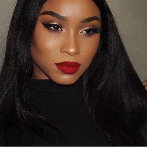 Glamz Junkie Is In The Spirit With These Bold Defined Brows And Red