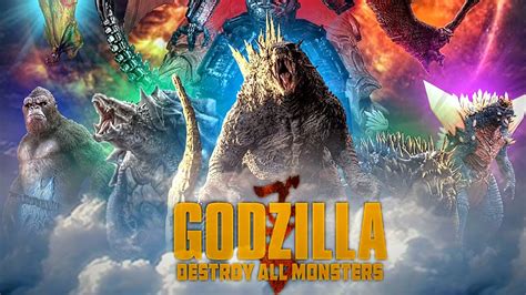 My Fan Made Godzilla Posters Destroy All Monsters Gvk 2 Ect Youtube