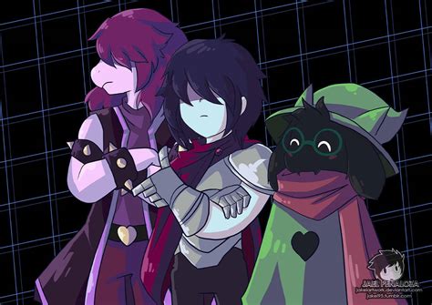 Three Heroes Deltarune By Jakeiartwork On Deviantart