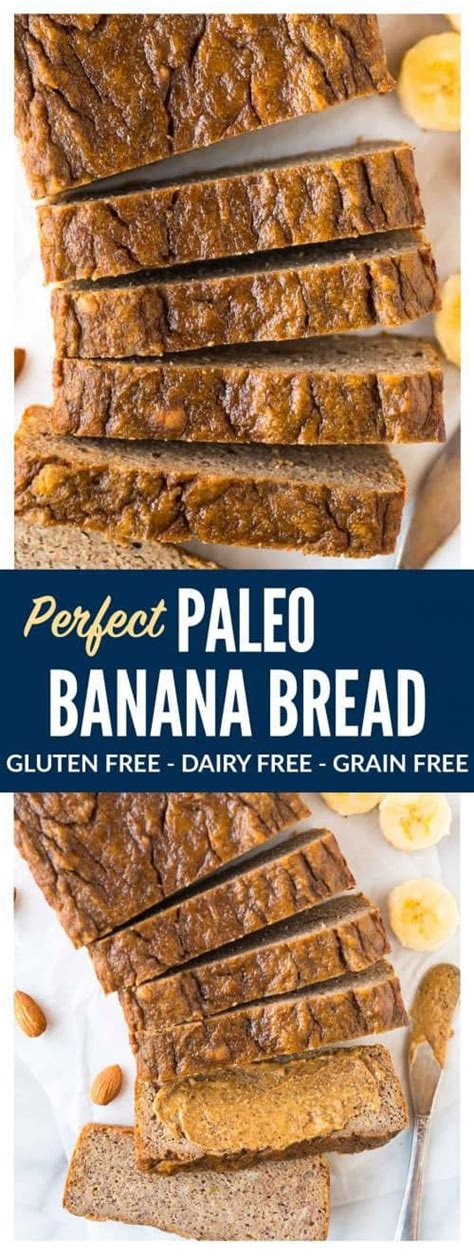 PERFECT Paleo Banana Bread with coconut flour, almond ...
