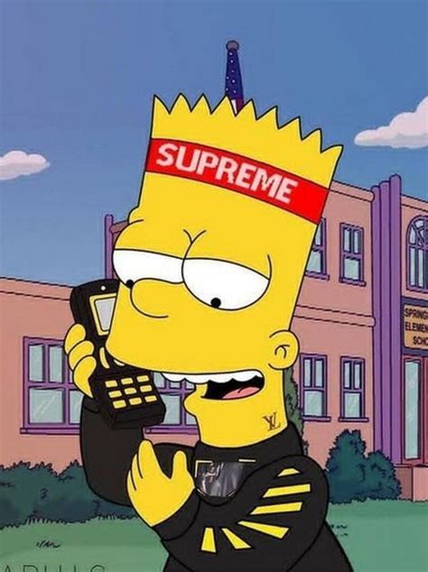 Supreme X Bart Simpson Wallpaper Hd For Android Apk Download